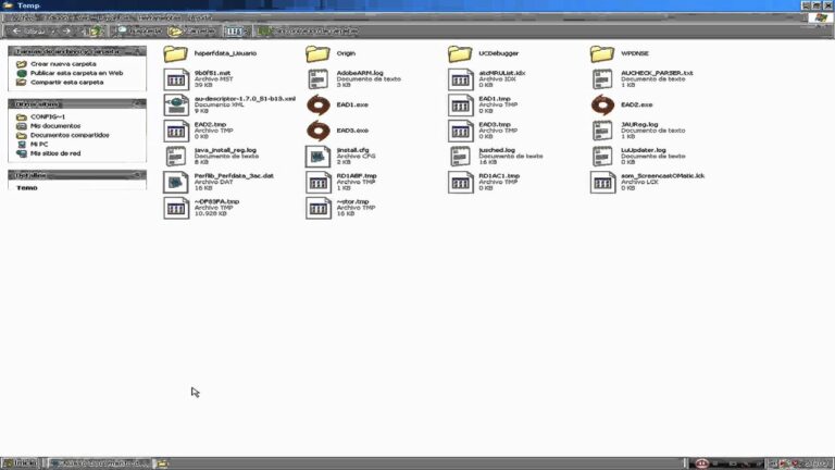 Cómo borrar archivos temporales windows xp