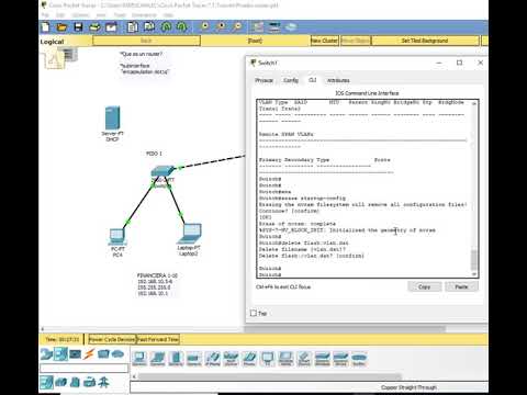 Cómo borrar configuracion switch cisco