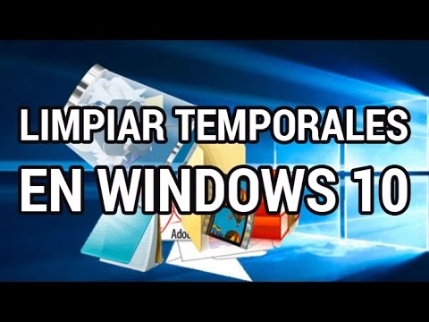 Cómo borrar archivos temporales Windows 10