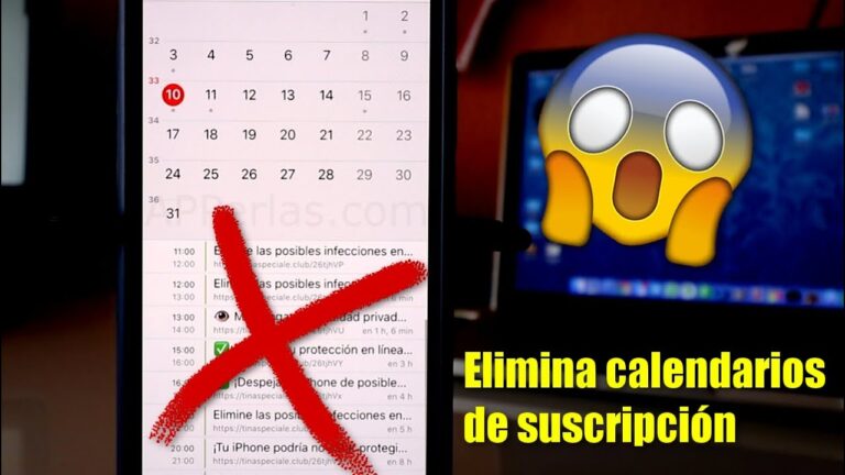 Cómo borrar eventos del calendario