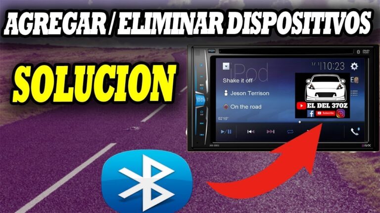 Cómo borrar dispositivo bluetooth pioneer